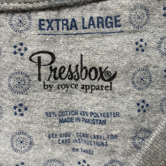 Pressbox Camo LSU Sweatshirt - Gray & Purple, XL - Picture 4 of 7